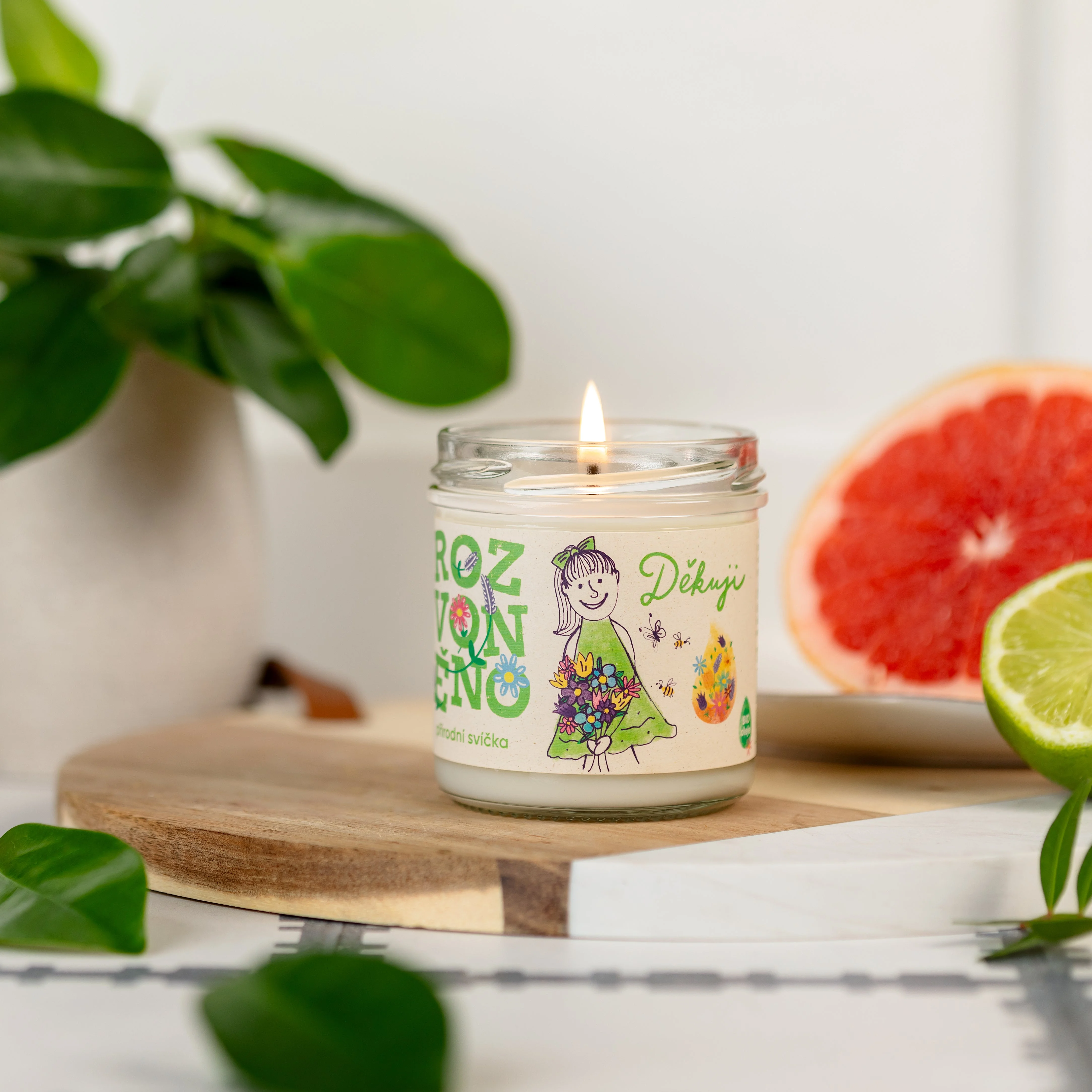 Rozvoněno Illatgyertya - Köszönöm (130 ml) - grapefruittal, lime-mal és bergamottal