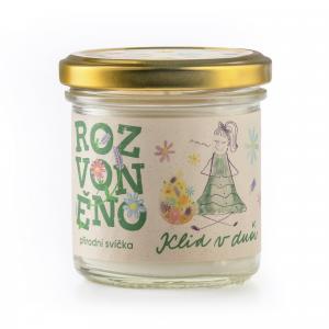 Illatgyertya - Lelki béke (130 ml) - levendulával és pacsulival