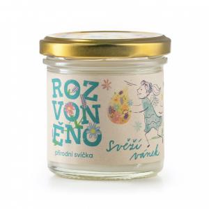 Illatgyertya - Friss szellő (130 ml) - eukaliptusszal és citrommal