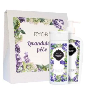 RYOR Lavender ajándékcsomag tusfürdő 200 ml + testápoló tej