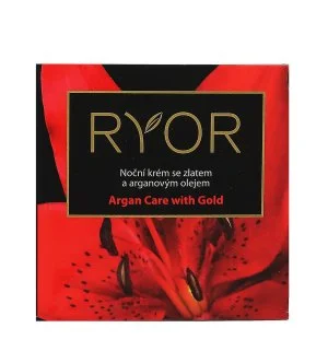 RYOR Argan Care with Gold éjszakai krém arannyal és argánolajjal