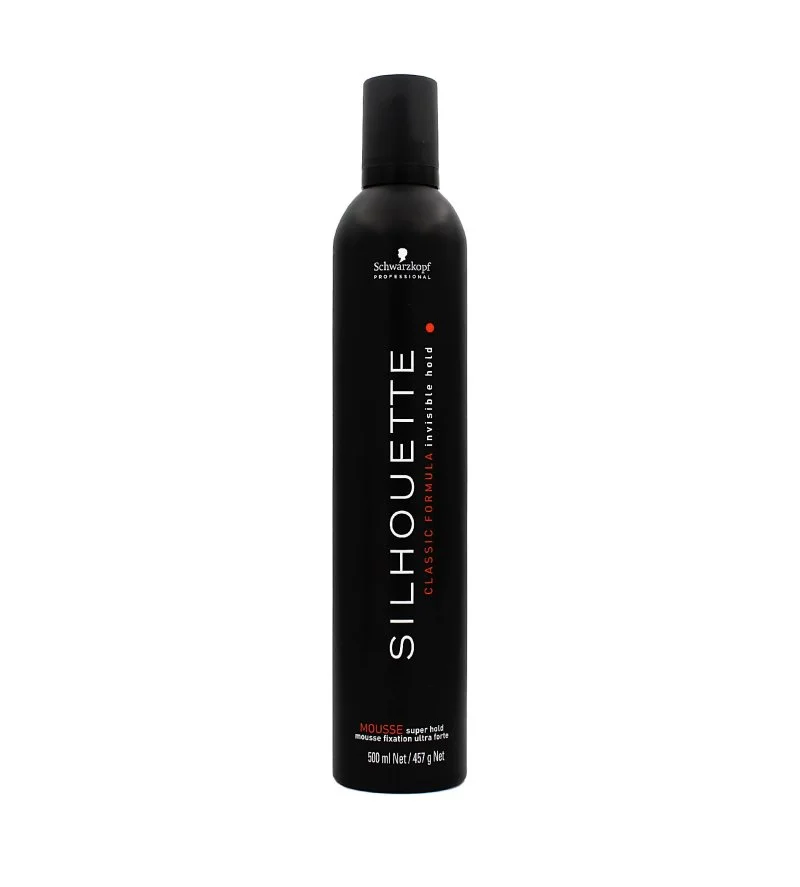 Silhouette Super Hold Foam hajhab a volumenért és vitalitásért erős tartással 500 ml
