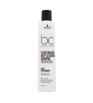 Schwarzkopf BC Clean Balance Deep Cleansing Shampoo mélytisztító sampon minden hajtípusra