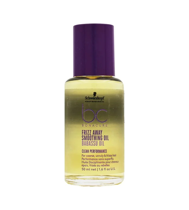 BC Frizz Away Smoothing Oil olaj nehezen kezelhető és szöszösödő hajra 50 ml