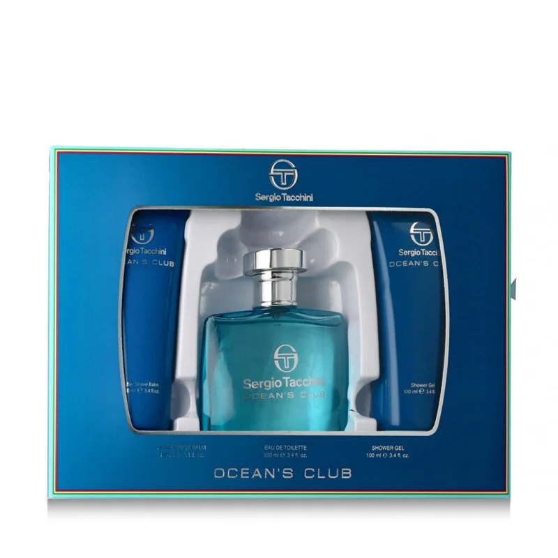 Ocean's Club 100 ml + ASB 100 ml + SG eau de toilette férfiaknak