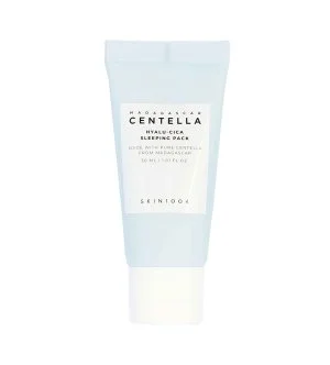 SKIN1004 Madagascar Centella Hyalu-Cica Sleeping Pack tökéletesítő és hidratáló éjszakai maszk a bőr feszesítésére