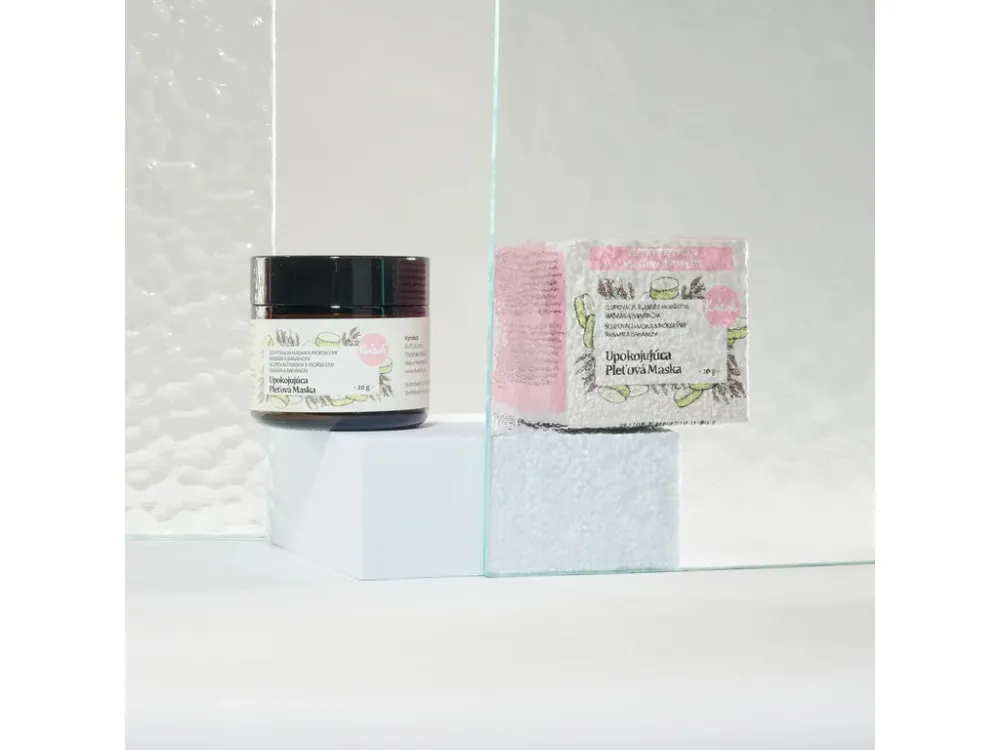 Kvitok Hámlasztó maszk tengeri algával és kurkumával - SOOTHING 20 g