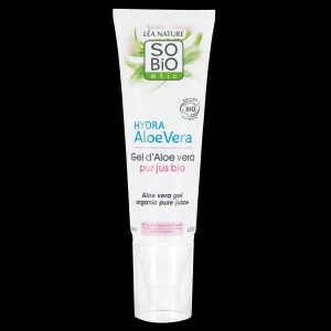 SO’BiO étic Aloe vera gél - hipoallergén BIO (125 ml) - intenzív hidratálás és bőrnyugtatás