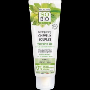 Gyengéd verbéna-citrom BIO sampon (250 ml) - ideális zsíros hajra