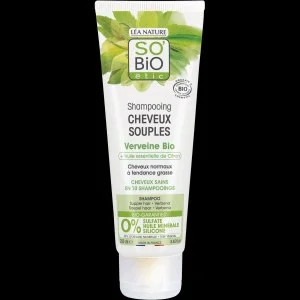 SO’BiO étic Gyengéd verbéna-citrom BIO sampon (250 ml) - ideális zsíros hajra