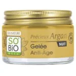 SO’BiO étic Anti-age Precieux Argan éjszakai BIO gél (50 ml) - regenerálja és kisimítja a bőrt