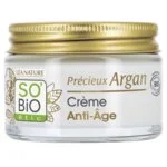 SO’BiO étic Anti-age Precieux Argan BIO nappali krém (50 ml) - hidratálja, feszesíti és ragyogóbbá teszi a bőrt