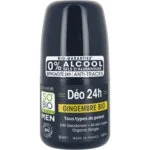 SO’BiO étic 24 órás MEN golyós dezodor - BIO gyömbér (50 ml) - akár 24 órán át hatékony