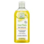 SO’BiO étic Tisztító gél bőrhibák ellen - Clean Yuzu BIO (200 ml) - ideális zsíros bőrre
