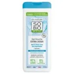 SO’BiO étic EXTRA GYENGÉD tusfürdő BIO Aloe verával (650 ml) - intenzíven hidratál