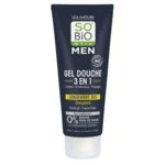 SO’BiO étic MEN 3 az 1-ben tusfürdő – élénkítő BIO gyömbér (200 ml) – testre, arcra és hajra