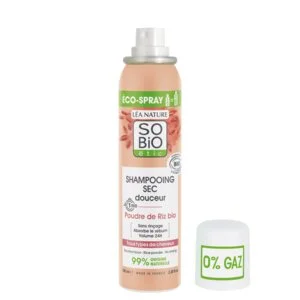 SO’BiO étic Kíméletes szárazsampon spray érzékeny fejbőrre BIO (100 ml) – volumen és tiszta haj mosás nélkül