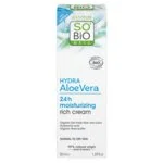 SO’BiO étic Gazdagon hidratáló nappali krém BIO Aloe verába (50 ml) – hialuronsavval