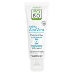 SO’BiO étic Gazdagon hidratáló nappali krém BIO Aloe verába (50 ml) – hialuronsavval