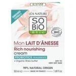SO’BiO étic Gazdagon tápláló krém BIO szamártejjel (50 ml) – nagyon száraz bőrre