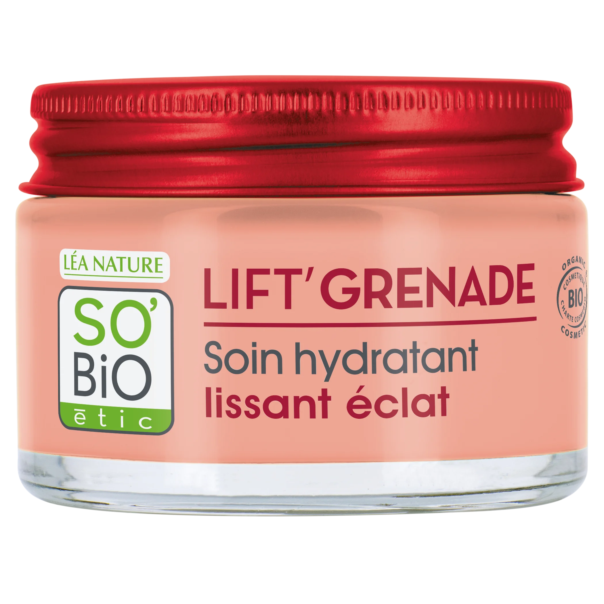 SO’BiO étic Lift'Grenade BIO ragyogást fokozó nappali ránctalanító krém (50 ml) - gránátalmával