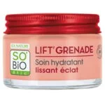 SO’BiO étic Lift'Grenade BIO ragyogást fokozó nappali ránctalanító krém (50 ml) - gránátalmával