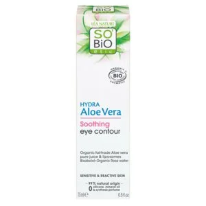 SO’BiO étic Nyugtató szemkörnyékápoló krém BIO Aloe Verával (15 ml) - hidratálja és nyugtatja a szemkörnyéket