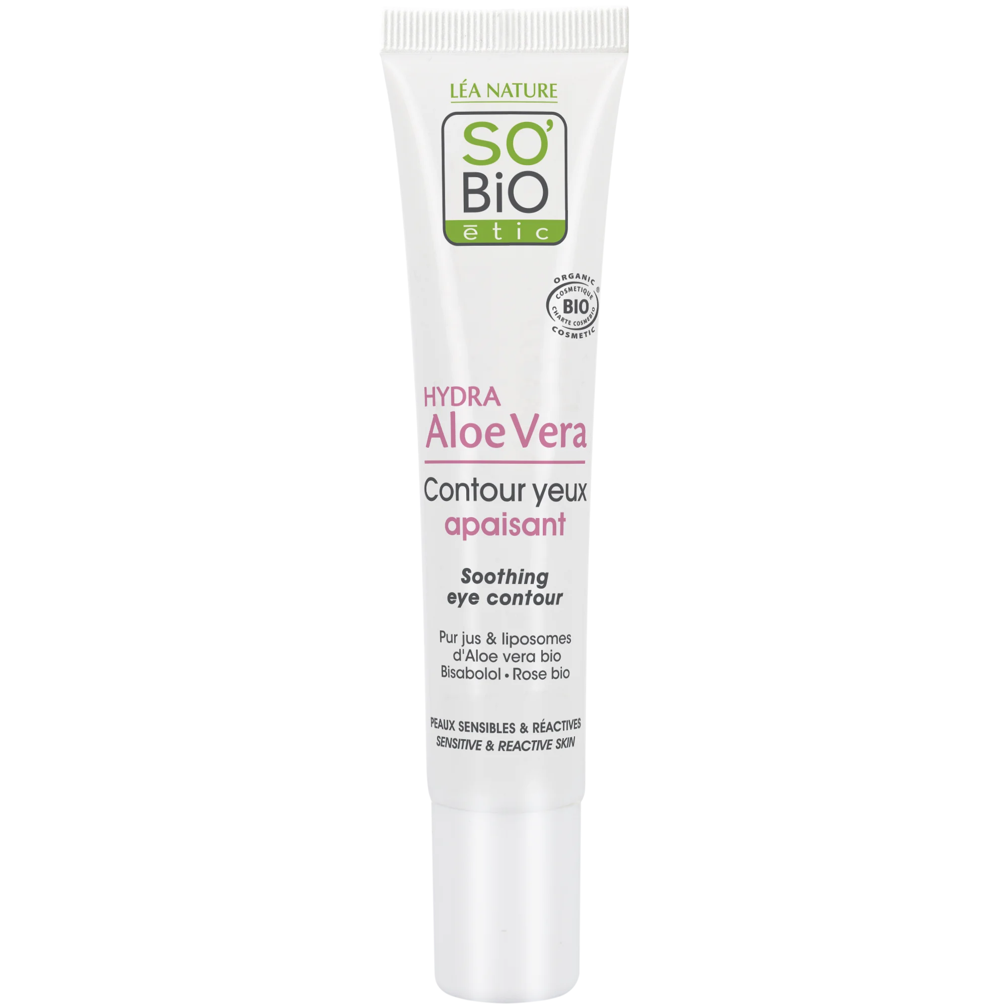 SO’BiO étic Nyugtató szemkörnyékápoló krém BIO Aloe Verával (15 ml) - hidratálja és nyugtatja a szemkörnyéket
