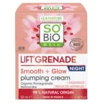 SO’BiO étic Éjszakai ragyogásfokozó ránctalanító krém Lift'Grenade BIO (50 ml) - gránátalmával