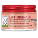 SO’BiO étic Éjszakai ragyogásfokozó ránctalanító krém Lift'Grenade BIO (50 ml) - gránátalmával