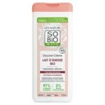 SO’BiO étic Gyengéden hidratáló BIO tusolókrém szamártejjel (650 ml) - minden bőrtípusra