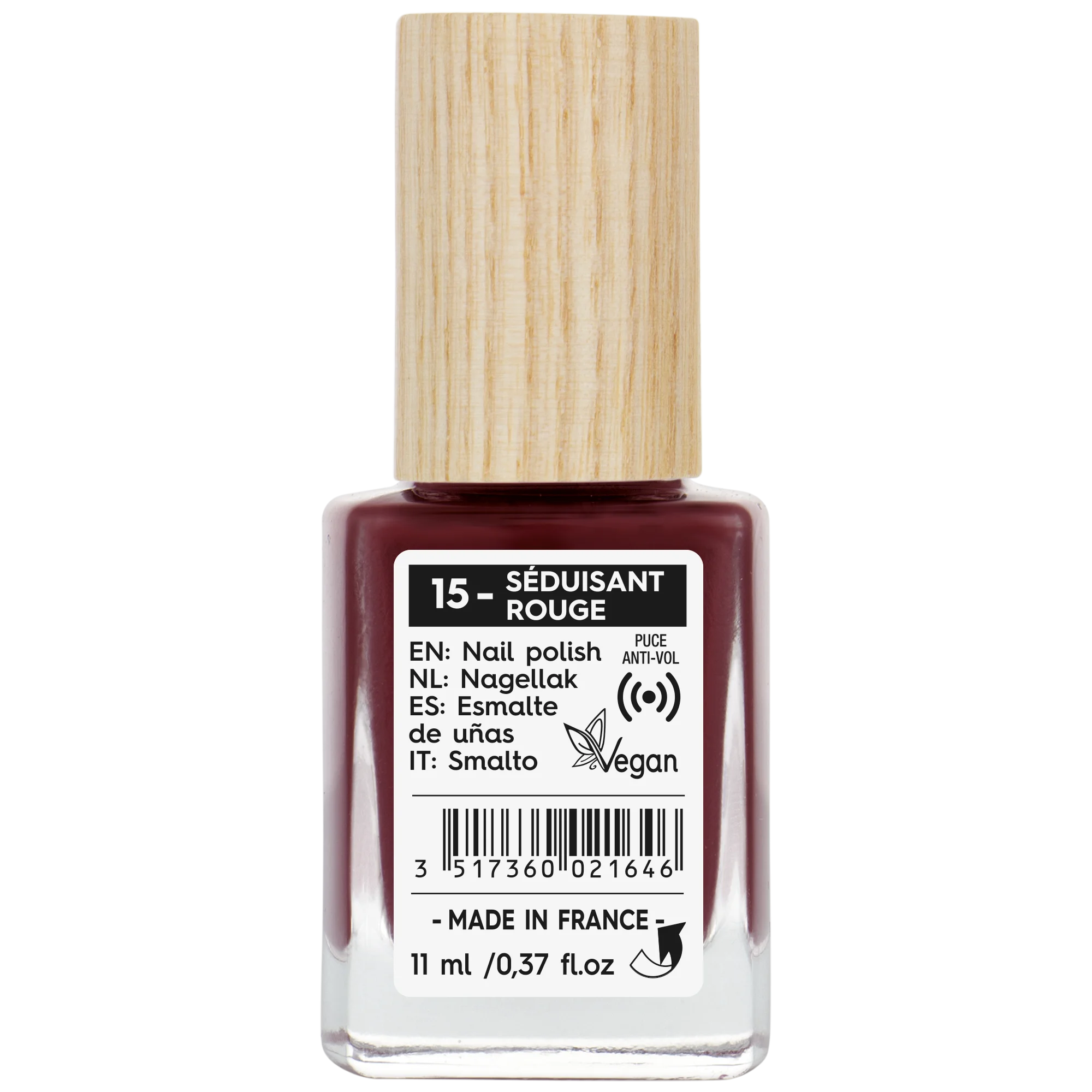 SO’BiO étic Körömlakk - 15 csábító vörös (11 ml) - ragyogó és intenzív színnel