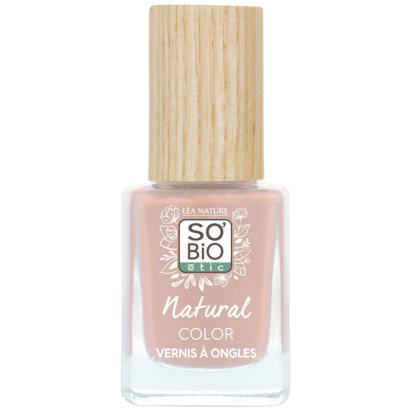 SO’BiO étic Körömlakk - 60 romantikus rózsaszín (11 ml) - ragyogó és intenzív színnel