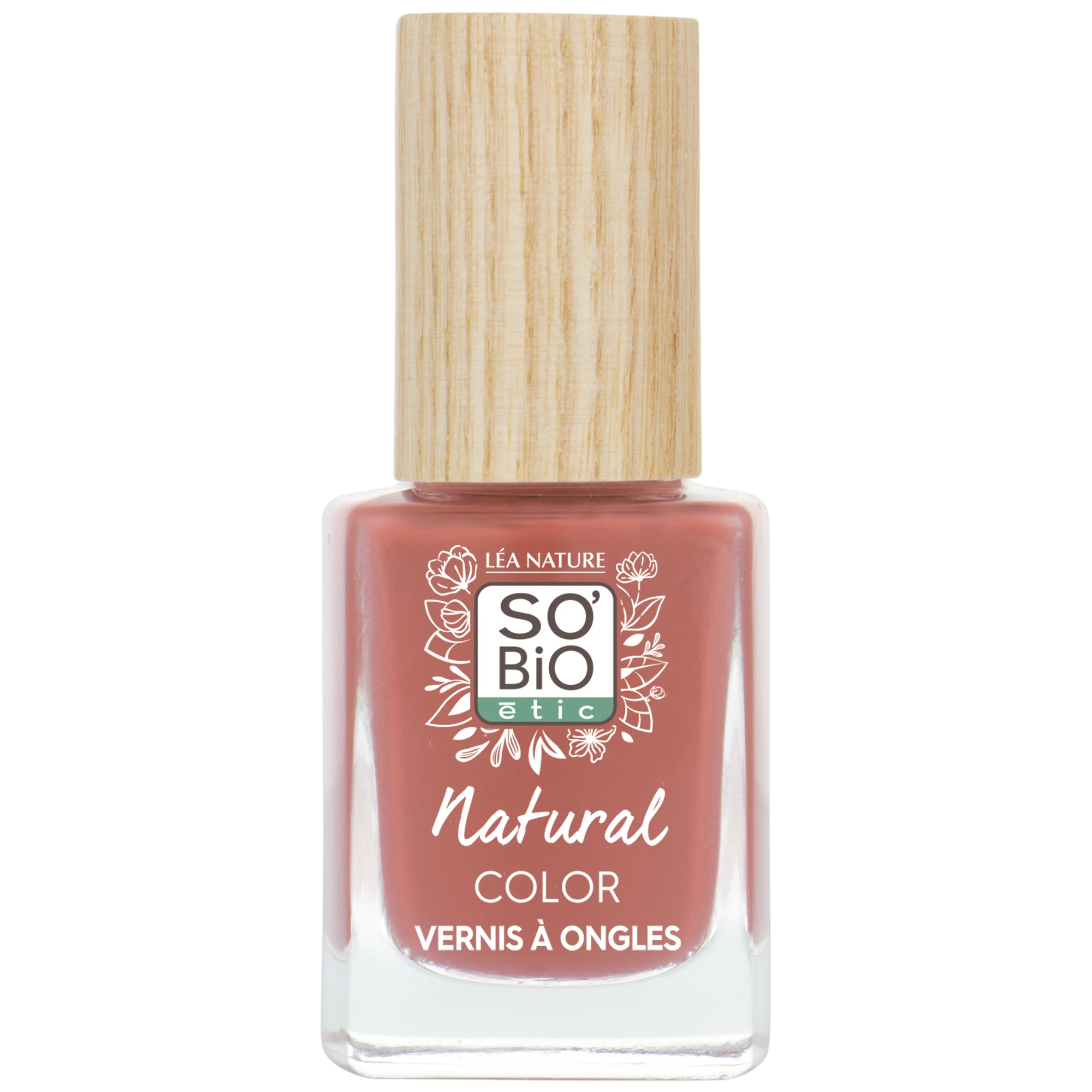 SO’BiO étic Körömlakk - 65 rózsaszín nude (11 ml) - ragyogó és intenzív színnel