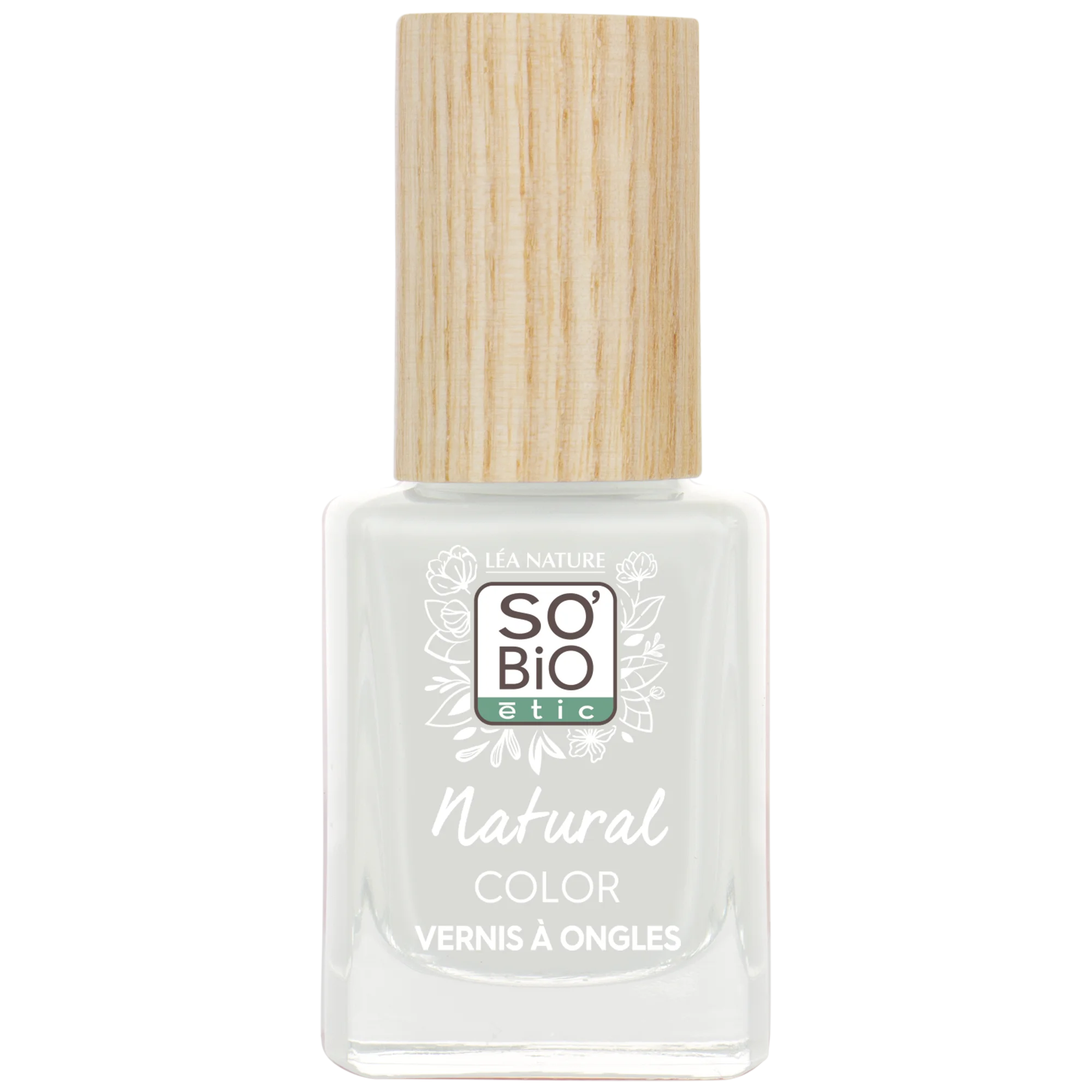 SO’BiO étic Körömlakk - 80 francia fehér (11 ml) - ragyogó és intenzív színnel