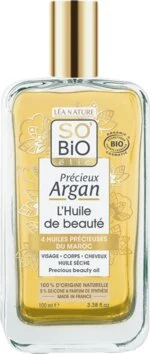 SO’BiO étic Précieux Argan BIO tápláló olaj testre, arcra és hajra (100 ml) – a fiatalság és szépség elixírje