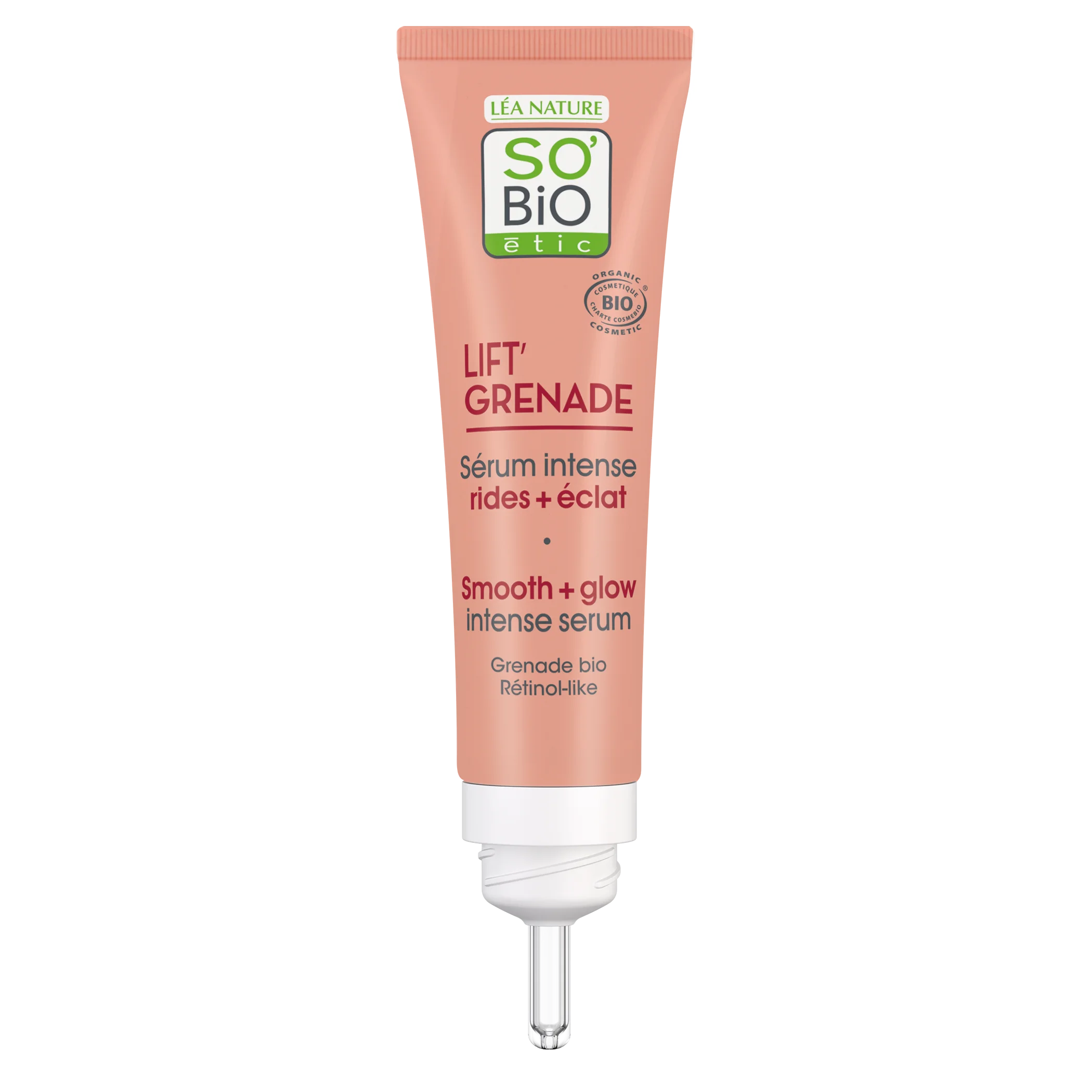 SO’BiO étic Ragyogást fokozó, ránctalanító Lift'Grenade BIO szérum (30 ml) - gránátalmával