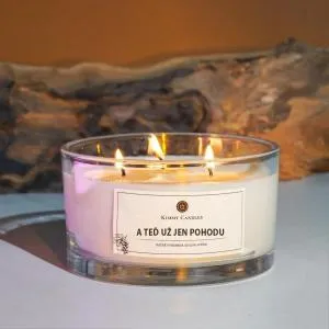Kimmy Candles Szója gyertya És most csak pihenj (3 kanóc)