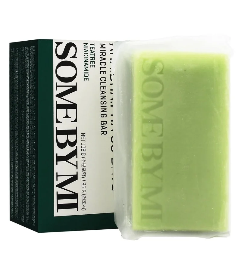 AHA BHA PHA 30 Days Miracle Cleansing Bar szilárd szappan aknés bőrre AHA-, BHA- és PHA-savakkal 106 g