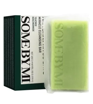 Some AHA BHA PHA 30 Days Miracle Cleansing Bar szilárd szappan aknés bőrre AHA-, BHA- és PHA-savakkal 106 g