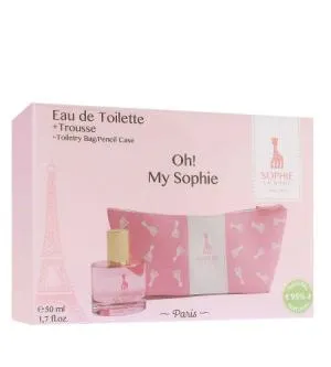 Sophie La Girafe Sophie La Girafe My Sophie ajándékszett gyermekeknek eau de toilette 50 ml + kozmetikai táska