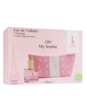 Sophie La Girafe Oh! My Sophie ajándékszett gyerekeknek kölni 50 ml + kozmetikai táska