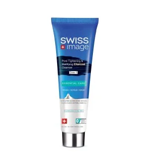 Swiss Army Image Essential Care pórusösszehúzó és mattító aktív szenes 3 az 1-ben multifunkciós arctisztító gél