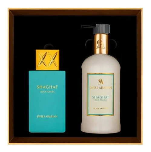 Shaghaf Oud Tonka U 75 ml + testápoló parfümös víz 300 ml