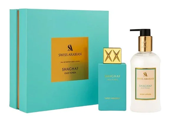 Shaghaf Oud Tonka U 75 ml + testápoló parfümös víz 300 ml