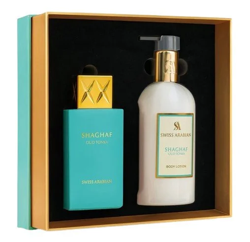 Shaghaf Oud Tonka U 75 ml + testápoló parfümös víz 300 ml