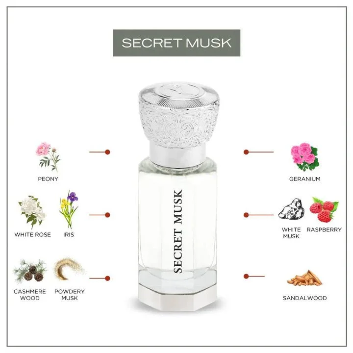 Secret Musk Koncentrált Parfümolaj U 12 ml