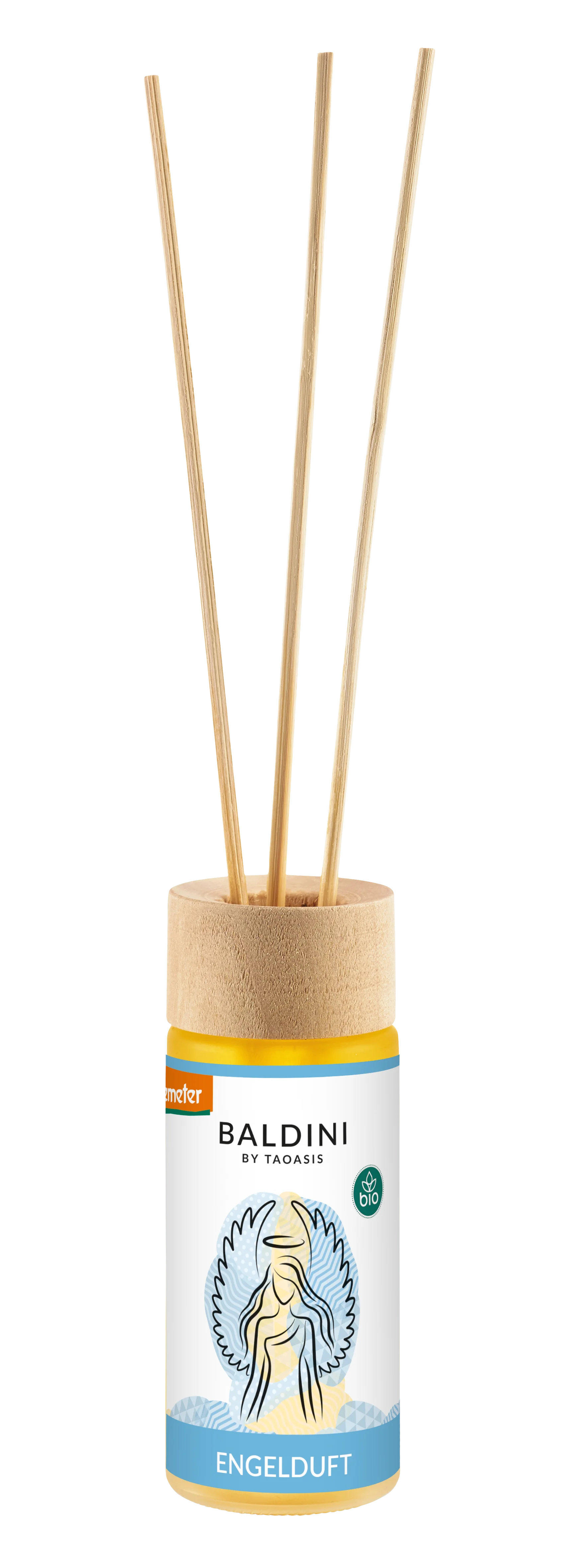 Taoasis Baldini Aroma pálcikás diffúzor Angel Scent BIO (50 ml) - euforizáló, harmonizáló és aktiváló