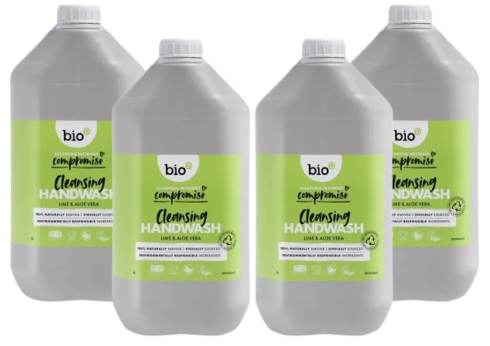 Bio-D Folyékony kéziszappan Aloe Vera és lime - kanna (5 L)