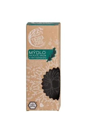 Tierra Verde Folyékony kéziszappan rozmaring illattal (üvegpalack 230 ml)